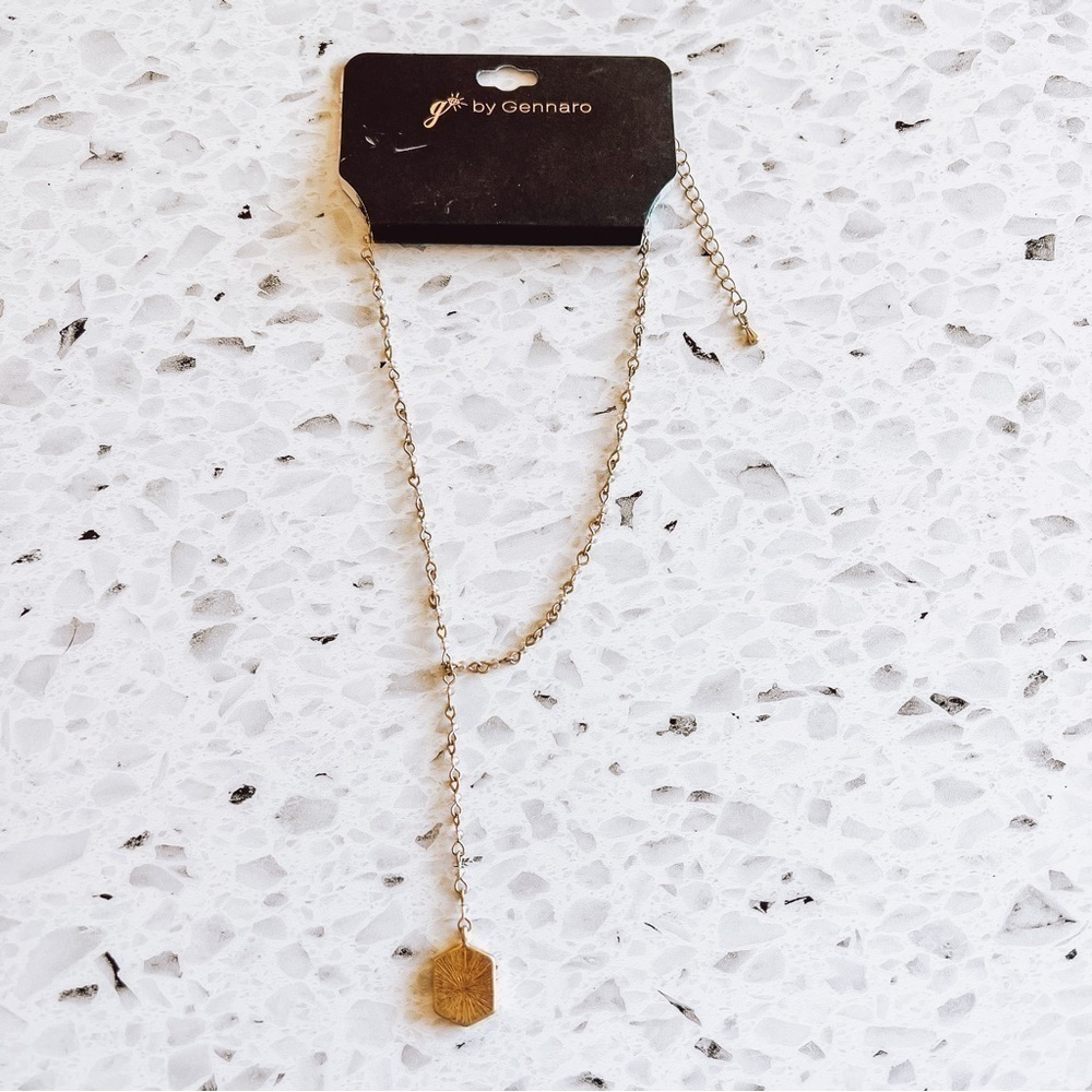 G by Gennaro Women's Gold Chain Pendant Necklace NEW